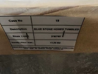 Natuursteen blauwe hardsteen 60x60x3 cm tegel 35,64 m² - afbeelding 7 van  7