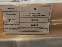 Natuursteen blauwe hardsteen flx26x1,2 cm tegel 23,92 m² - afbeelding 5 van  7