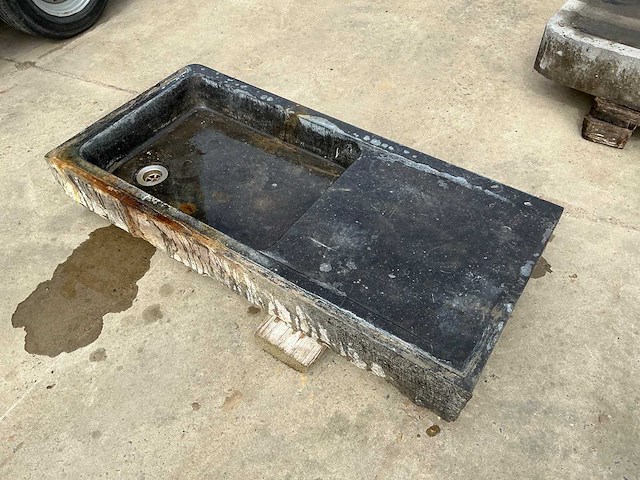 Natuursteen lavabo / wasbak - afbeelding 4 van  4