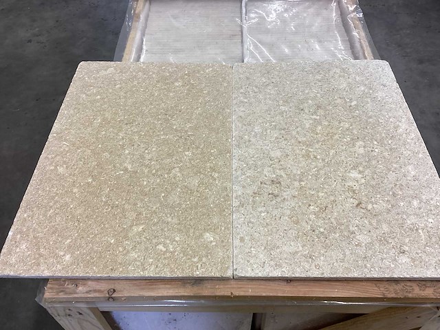 Natuursteen limestone beige 40,6x61 cm tegel 35,66 m² - afbeelding 14 van  17