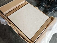 Natuursteen limestone beige mat 60x60x2 cm tegels 32,4 m² - afbeelding 4 van  6
