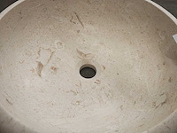 Natuursteen limestone waskom 40,6x15 cm - afbeelding 6 van  6