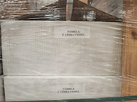 Natuursteen limestone wit waskom 40,6x15 cm - afbeelding 5 van  6