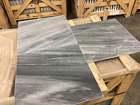 Natuursteen marmer bardiglio honed 45,7x45,7 cm tegel 20 m² - afbeelding 10 van  13