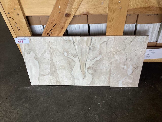 Natuursteen marmer beige gepolijst 15,2x30,5 cm tegel 26 m² - afbeelding 1 van  15