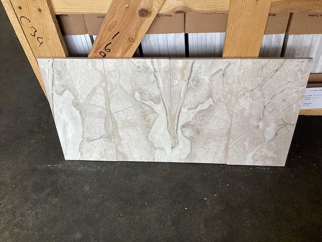 Natuursteen marmer beige gepolijst 15,2x30,5 cm tegel 26 m² - afbeelding 1 van  4
