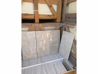 Natuursteen marmer beige gepolijst 30x60x2 cm tegel 36 m² - afbeelding 2 van  5
