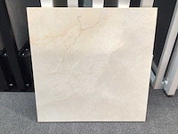 Natuursteen marmer beige gepolijst tegel 60x60x2 cm 54 m² - afbeelding 1 van  7