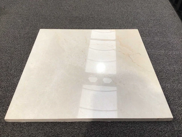 Natuursteen marmer beige gepolijst tegel 60x60x2 cm 54 m² - afbeelding 4 van  7