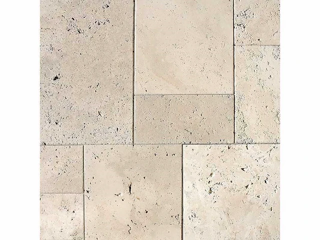 Natuursteen marmer beige getrommeld pattern tegel 25,83 m² - afbeelding 2 van  10