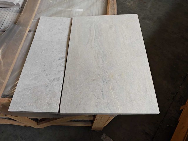 Natuursteen marmer beige getrommeld pattern tegel 25,83 m² - afbeelding 3 van  7