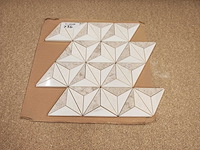 Natuursteen marmer beige mozaïektegel 31x36 cm 8 stuks - afbeelding 3 van  7