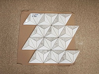 Natuursteen marmer beige mozaïektegel 31x36 cm 8 stuks - afbeelding 4 van  7