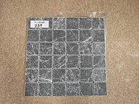 Natuursteen marmer black 5x5 cm mozaïektegel 30x30 cm 29 stuks - afbeelding 1 van  7
