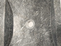 Natuursteen marmer black wastafel 45x40x10 cm - afbeelding 4 van  4