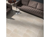 Natuursteen marmer creme geborsteld 40x80x2 cm tegels 16 m²