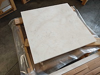 Natuursteen marmer creme gepolijst 60x60x2 cm tegels 16,2 m² - afbeelding 2 van  6