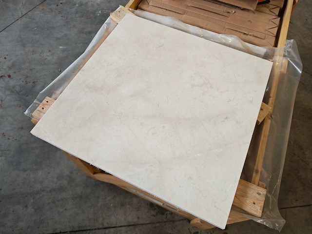 Natuursteen marmer creme gepolijst 60x60x2 cm tegels 16,2 m² - afbeelding 4 van  6