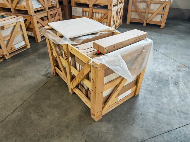 Natuursteen marmer creme gepolijst 60x60x2 cm tegels 16,2 m² - afbeelding 6 van  6