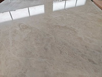 Natuursteen marmer creme gepolijst 60x60x2 cm tegels 16,2 m²