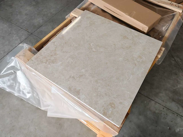 Natuursteen marmer creme gepolijst 60x60x2 cm tegels 33,5 m² - afbeelding 4 van  8