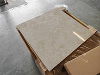 Natuursteen marmer creme gepolijst 60x60x2 cm tegels 33,5 m² - afbeelding 3 van  4