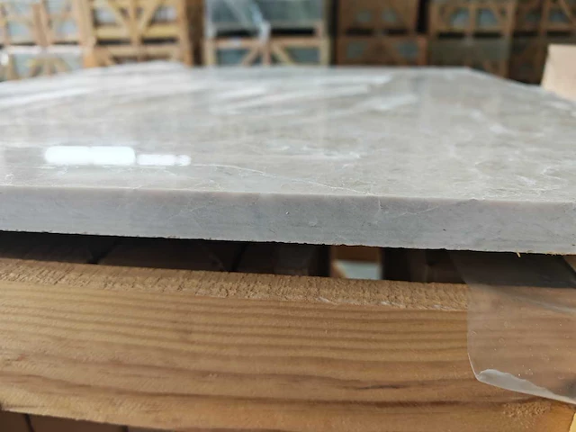 Natuursteen marmer creme gepolijst 60x60x2 cm tegels 33,5 m² - afbeelding 5 van  8