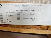 Natuursteen marmer creme gezoet 45,7x45,7x2 cm tegels 21,72 m² - afbeelding 5 van  5