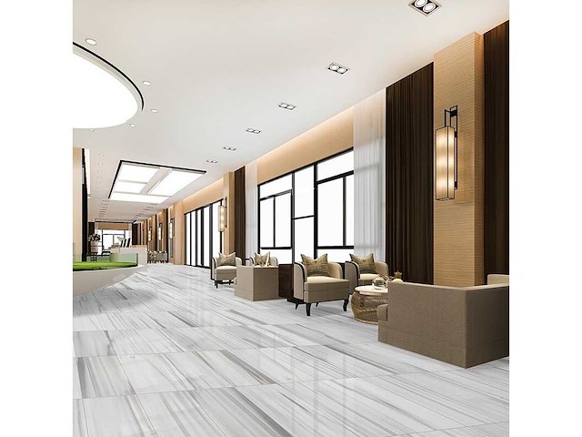 Natuursteen marmer frost wit 45,7x91,44 cm tegel 30 m² - afbeelding 2 van  7