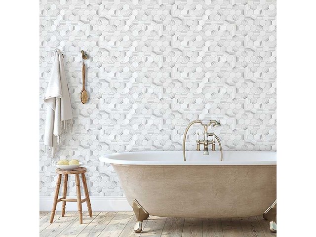 Natuursteen marmer frost wit 45,7x91,44 cm tegel 30 m² - afbeelding 6 van  7