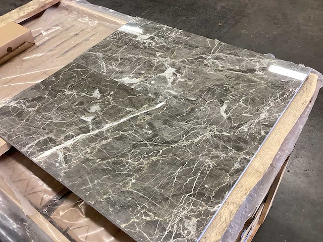 Natuursteen marmer grijs gepolijst 30,5x61 cm tegel 26 m² - afbeelding 2 van  16