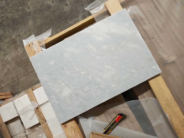 Natuursteen marmer grijs mat 40,6x61x1,2 cm tegels 35,66 m² - afbeelding 3 van  6