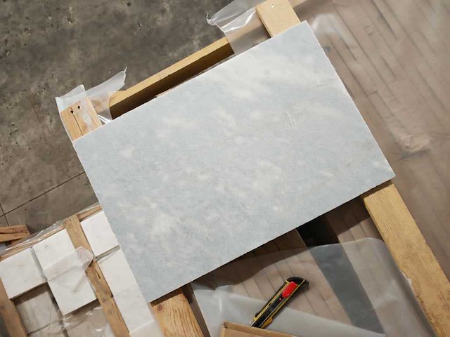 Natuursteen marmer grijs mat 40,6x61x1,2 cm tegels 35,66 m² - afbeelding 3 van  6