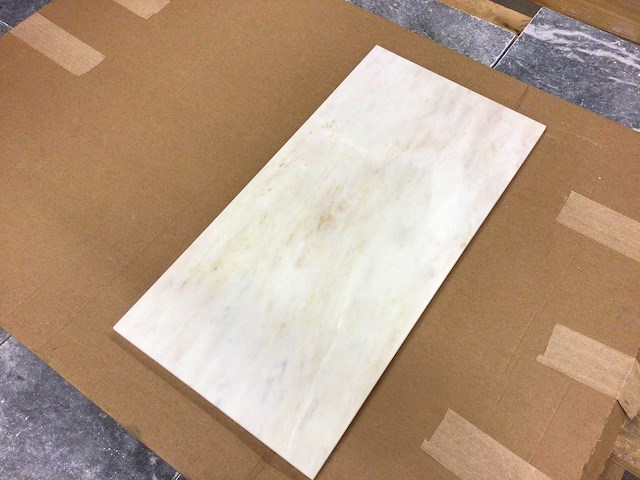 Natuursteen marmer wit calacatta 7,5x30,5 cm tegel 40 m² - afbeelding 2 van  2