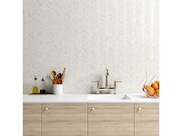 Natuursteen marmer wit calacatta 7,5x30,5 cm tegel 40 m² - afbeelding 2 van  6