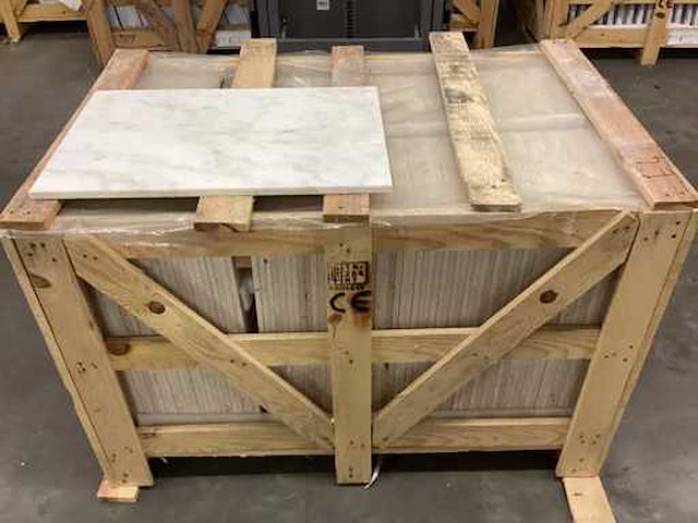 Natuursteen marmer wit calacatta cottage vloertegel 40,6x61 cm 61 m² - afbeelding 7 van  9