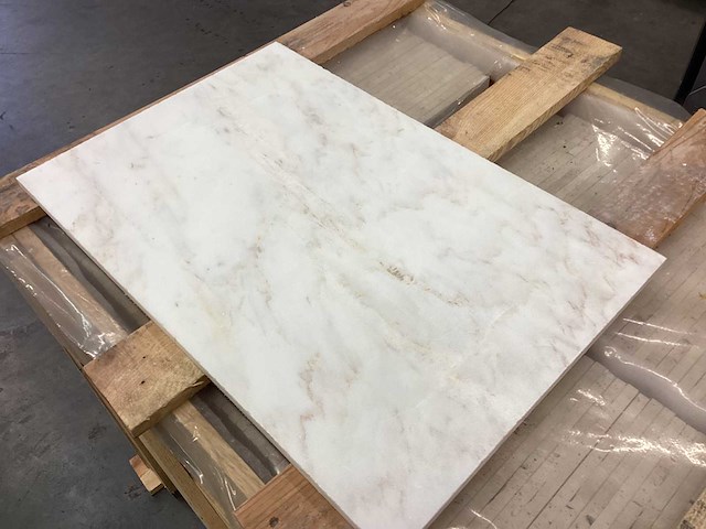 Natuursteen marmer wit calacatta cottage vloertegel 40,6x61 cm 61 m² - afbeelding 3 van  8