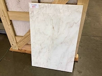 Natuursteen marmer wit calacatta cottage vloertegel 40,6x61 cm 61 m²