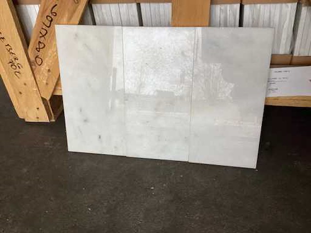 Natuursteen marmer wit gepolijst 15,2x30 cm tegel 30 m² - afbeelding 4 van  6