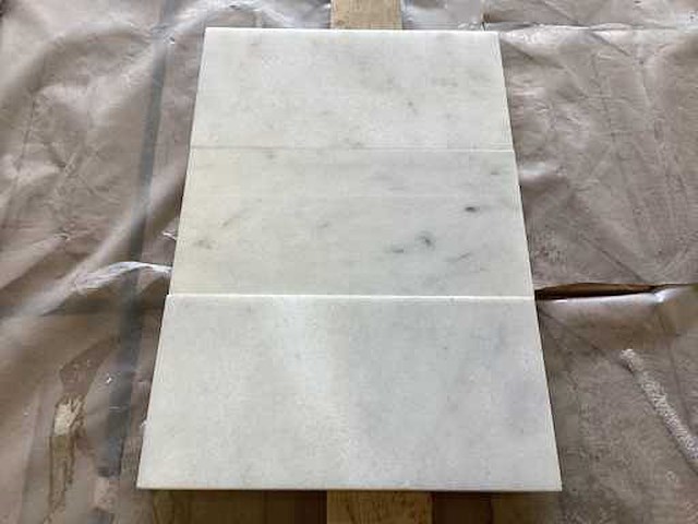 Natuursteen marmer wit gepolijst 15,2x30 cm tegel 30 m² - afbeelding 3 van  9