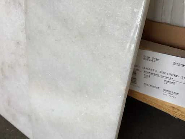 Natuursteen marmer wit gepolijst 15,2x30 cm tegel 30 m² - afbeelding 11 van  15