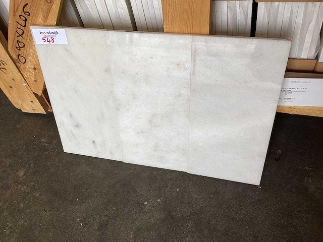 Natuursteen marmer wit gepolijst 15,2x30 cm tegel 33 m² - afbeelding 9 van  16