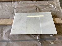 Natuursteen marmer wit gepolijst 15,2x30 cm tegel 33 m² - afbeelding 2 van  16