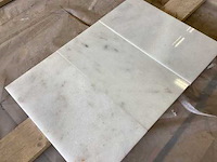 Natuursteen marmer wit gepolijst 15,2x30 cm tegel 33 m² - afbeelding 3 van  16