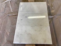 Natuursteen marmer wit gepolijst 15,2x30 cm tegel 33 m² - afbeelding 3 van  16