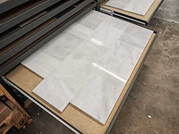 Natuursteen marmer wit gepolijst 30xflx2 cm tegels 64,8 m² - afbeelding 4 van  8