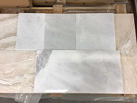 Natuursteen marmer wit gepolijst 40 x vrije banen x 2 cm tegel 123 m² - afbeelding 2 van  7