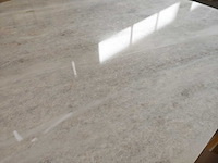 Natuursteen marmer wit gepolijst 61x61x1,5 cm tegels 15,63 m² - afbeelding 4 van  5