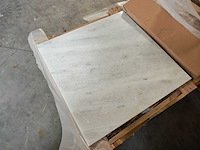 Natuursteen marmer wit gepolijst 61x61x1,5 cm tegels 15,63 m² - afbeelding 5 van  7
