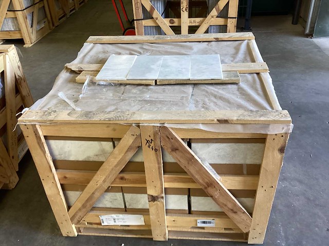 Natuursteen marmer wit honed 15,2x30,5 cm tegel 33,38 m² - afbeelding 9 van  17